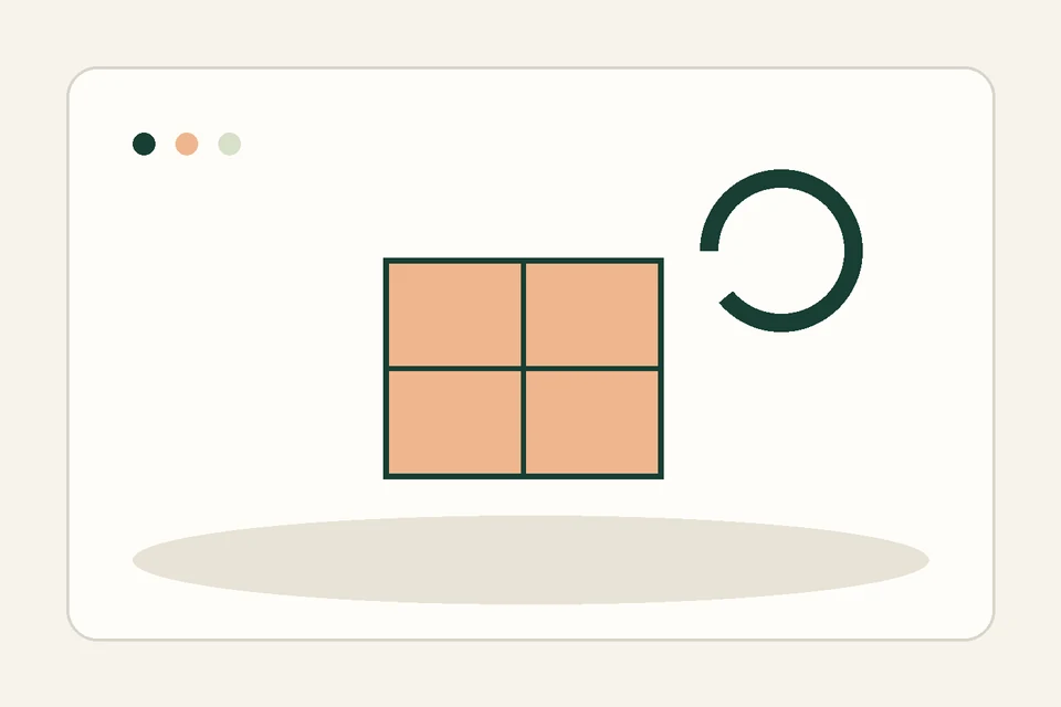 A paper parcel rests behind a dark green gate while a small clock card points to daylight.