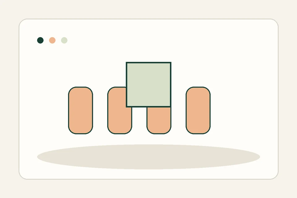 Several paper hands offer cards toward a central green path where one card is held back for a deliberate choice.