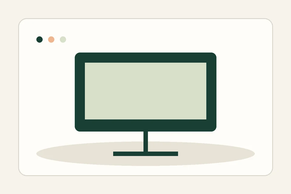 A paper screen folds down behind a clear table where one green card marks the chosen activity.